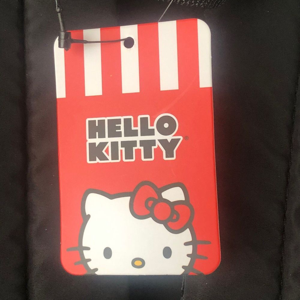 NWT BIOWORLD Hello Kitty White All Over Print Multicolor 16" Backpack - Picture 9 of 10